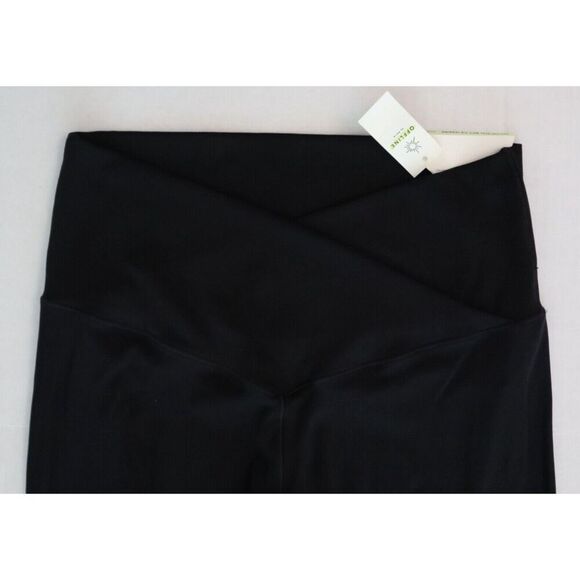 aerie Offline Women's Sz L-Short Black Real Me High Rise Crossover 7/8 Leggings - Picture 3 of 7